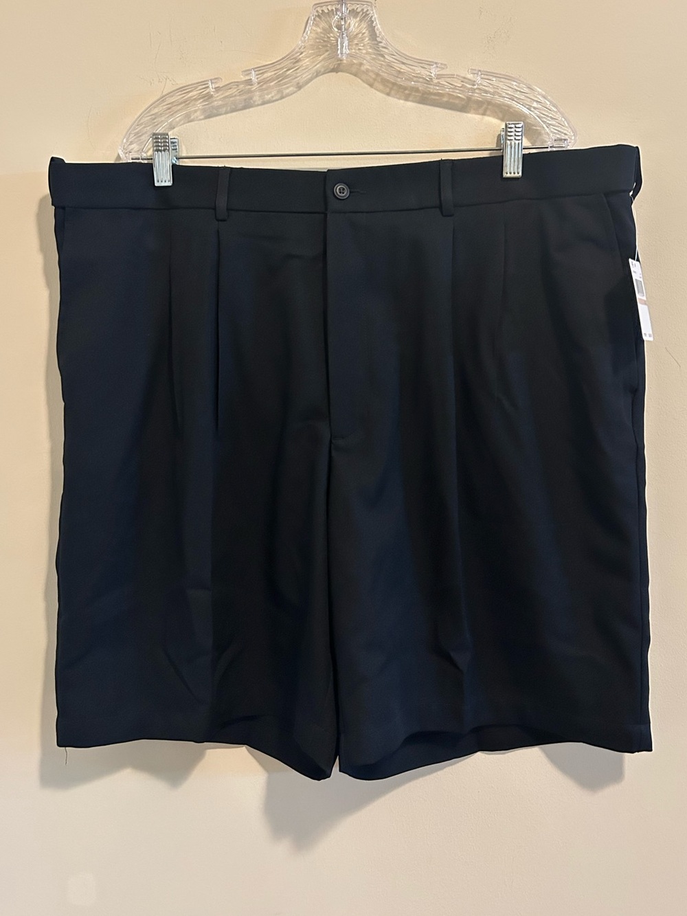 PGA Tour Men’s Black Flat Front Golf Shorts